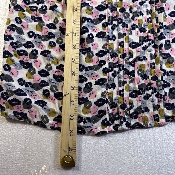 EUC‎ Boden Hopscotch Ivory Poppy Meadow Dress Size US 6R  Pink Navy - Picture 10 of 14